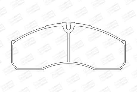 Гальмівні колодки CHAMPION 573719CH
