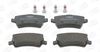 Тормозные колодки задние Range Rover Evoque / Volvo S60, S80, V70, XC60, XC70 CHAMPION 573748CH (фото 2)