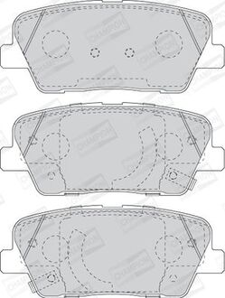 Гальмівні колодки задні KIA Stinger CHAMPION 573823CH