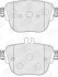 Колодки тормозные дисковые задние MB E-CLASS (W213) (16-) CHAMPION 573845CH (фото 1)