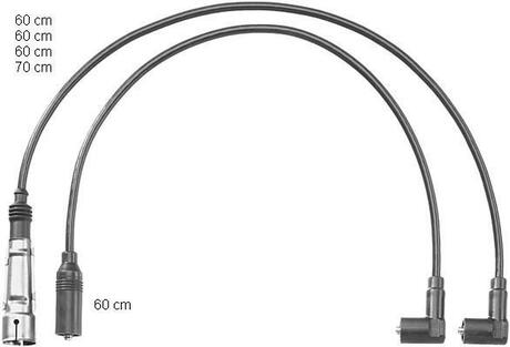 Комплект кабелів запалювання CHAMPION CLS027