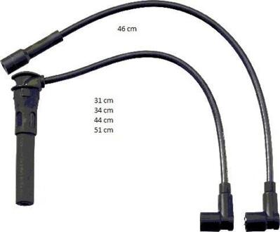 Комплект кабелів запалювання CHAMPION CLS095 (фото 1)