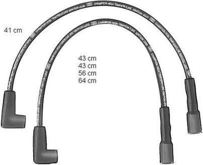 Комплект кабелей зажигания CHAMPION CLS212 (фото 1)