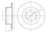 Гальмівний диск задній Challenger/Galloper/L400/Pajero (95-12) CIFAM 800-464 (фото 1)