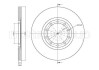 Гальмівний диск зад Transit V347 06- (H=16mm) CIFAM 800-998C (фото 1)