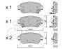 Гальмівні колодки зад Nissan X-Trail/Qashqai II 13- (TRW) CIFAM 822-1011-0 (фото 1)