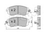 Гальмівні колодки перед Subaru Impreza 02-/Forester 02- (akebono) CIFAM 822-500-1 (фото 1)