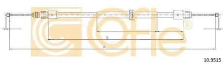 Трос гальма стоянки COFLE 10.9515