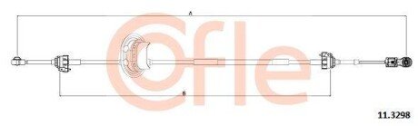 Трос кпп Citroen C4, Peugeot 307, 307 SW 14-20D 0800-0711 COFLE 113298