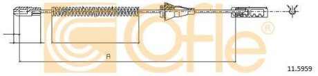 Трос ручного тормоза зад. Astra G 98- (барабан) (182) COFLE 11.5959