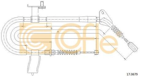 Трос COFLE 170679