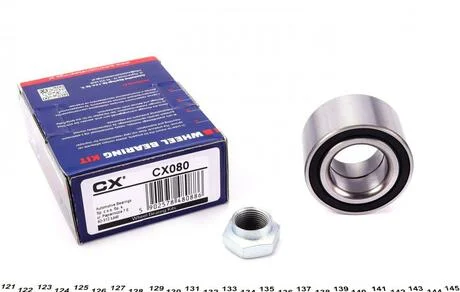 Підшипник маточини ВАЗ 2108-09 перед. міст (з гайкою) (COMPLEX) COMPLEX AUTOMOTIVE BEARINGS Sp.z.o.o. CX080