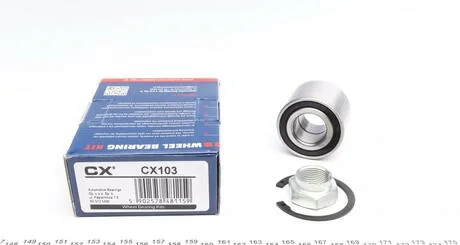 Підшипник маточини CITROEN, PEUGEOT 309 задн. міст (COMPLEX) COMPLEX AUTOMOTIVE BEARINGS Sp.z.o.o. CX103