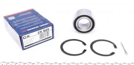 Підшипник маточини CHEVROLET AVEO, DAEWOO LANOS передн. міст (13) (COMPLEX) COMPLEX AUTOMOTIVE BEARINGS Sp.z.o.o. CX525