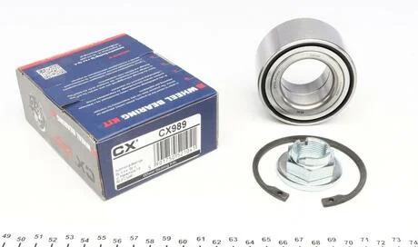 Підшипник маточини CX COMPLEX AUTOMOTIVE BEARINGS Sp.z.o.o. CX 989