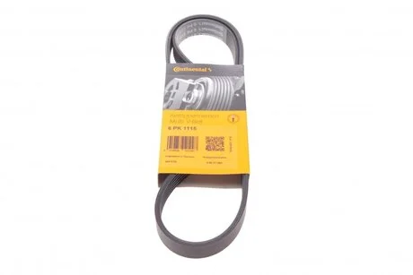 Ремінь генератора T5 1.9TDI/2.0 03> (PS) Contitech 6PK1115