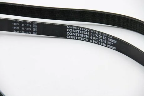 Ремінь генератора LT 2.8TDI 2002> (+AC) Contitech 6PK2155
