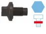 Різьбова пробка з ущільненням, масляний картер FORD/PSA M14x1,5x20 CORTECO 220051H (фото 1)