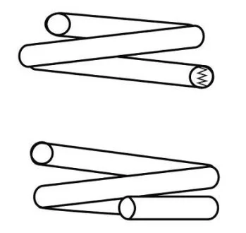 Пружина підвіски передня (кратно 2) Citroen C4 (04-11) 1.4i (14.870.460) CS Germany 14870460