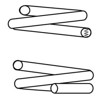 Пружина передняя Volvo C30 06-12/S40 05-12/V50 05-12 CS Germany 14871640