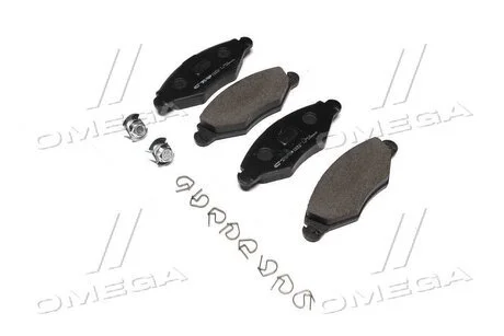 Колодки гальм PEUGEOT 206 передн. CTR GK0858