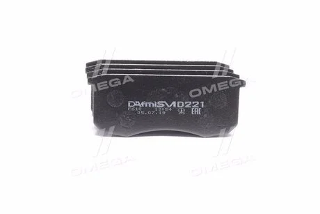 Колодка гальмівна. передн. УАЗ Патріот (Dafmi) DAFMI / INTELLI D221SM
