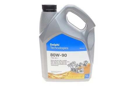 Масло трансмиссионное 80W-90 5L DL93892553 Delphi 93892553