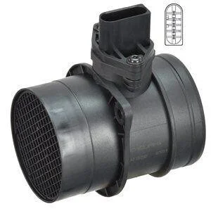 Витратомір повітря AUDI/SEAT/VW A3/A4/Leon/Toledo/Bora/Golf/Passat/Transporter "97-02 AF10250-12B1 Delphi AF1025012B1