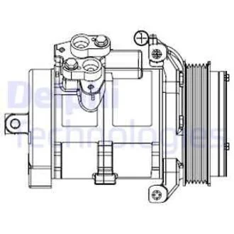 Компрессор Mercedes 906 Delphi CS20528