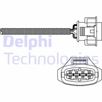 Датчик кислорода Delphi ES10790-12B1