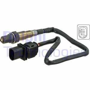 Лямбда-зонд (кількість дротів 5, 530мм) BMW 1 (E81), 1 (E82), 1 (E87), 1 (E88), 1 (F20), 1 (F21), 2 Delphi ES2067712B1