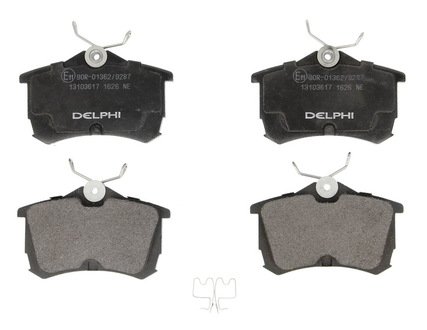 Комплект тормозных колодок, дисковый тормоз Delphi LP1626 (фото 1)