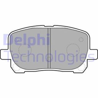 Тормозные колодки дисковые TOYOTA Avensis Verso "F "01-05 Delphi LP1711 (фото 1)