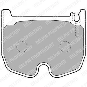 Тормозные колодки дисковые MERCEDES 211/220/221 "AMG "F "02-06 Delphi LP1841