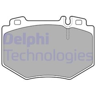 Тормозные колодки дисковые MERCEDES S(W220) "F "98-05 Delphi LP1851 (фото 1)