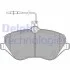 Тормозные колодки дисковые CITROEN/PEUGEOT C5/C6/607/407 &quot;F &quot;04&gt;&gt; Delphi LP1891 (фото 1)