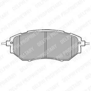 Тормозные колодки дисковые SUBARU Forester/Legacy/Outback/Tribeca "F "04>> Delphi LP1941 (фото 1)