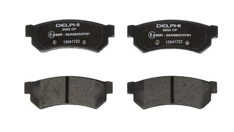 Комплект тормозных колодок из 4 шт. дисков Delphi LP2502 (фото 1)