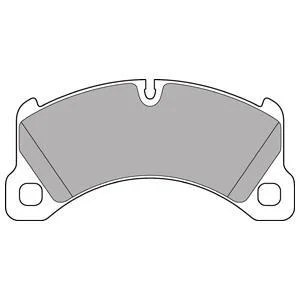 Комплект гальмівних колодок передн, PORSCHE CAYENNE, MACAN, PANAMERA, PANAMERA SPORT TURISMO 20-4 Delphi LP3193