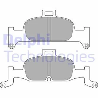 Тормозные колодки, дисковые. Delphi LP3239