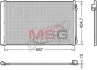 Конденсатор кондиционера MERCEDES Vito &quot;14&gt;&gt; DENSO DCN17062 (фото 1)
