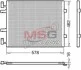 Радіатор кондиціонера 1.9DCI 8V,2.0DCI 16V NISSAN Primastar 02-14 DENSO DCN20041 (фото 1)