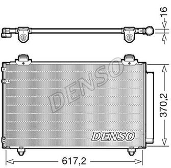 Конденсер кондиціонера DENSO DCN50112 (фото 1)