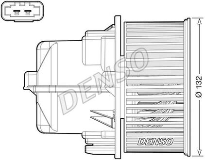 Вентилятор салона LAND ROVER / VOLVO Range Rover Evoque / XC60 2011 - DENSO DEA33002 (фото 1)