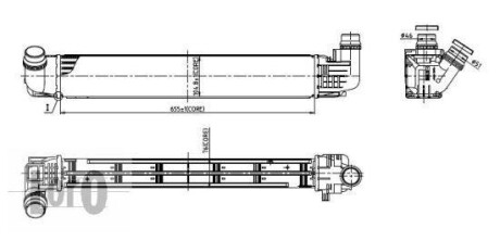 Радіатор інтеркулера DUSTER 15 dCi 10- DEPO 010-018-0003 (фото 1)