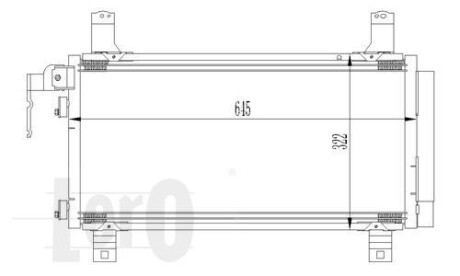 Радіатор кондиціонера MZ 6(02-)18 i 16V(+) DEPO 030-016-0007