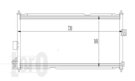 Радіатор кондиціонера ALMERA/PRIMERA 15 i 16V/ 19 dCi /w/i 00- DEPO 035-016-0009 (фото 1)