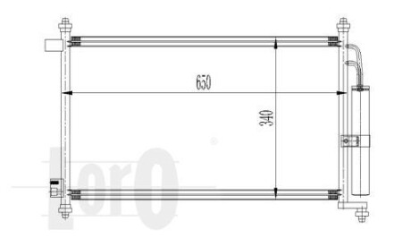 Радіатор кондиціонера MICRA 12/14 AT 03-04 DEPO 035-016-0023 (фото 1)