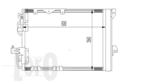 Радіатор кондиціонера O Astra G 16/18 16V 01> DEPO 037-016-0016 (фото 1)