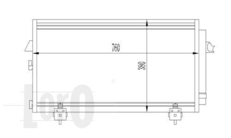 Радіатор кондиціонера TOYOTA RAV4 16-1/8i 00- DEPO 051-016-0014 (фото 1)